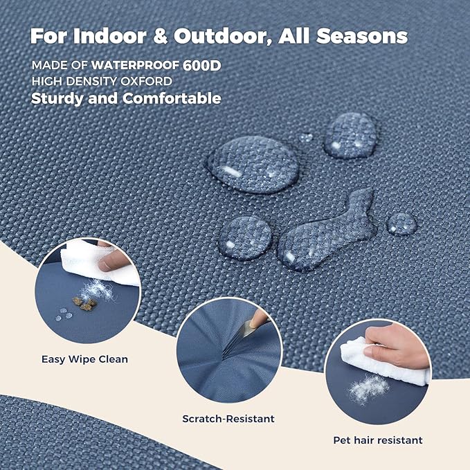 Miguel Outdoor Waterproof Cat Bed with Side 25 inches