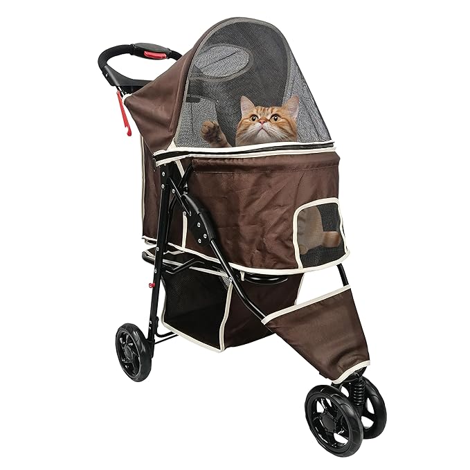 AmorosO Pet Stroller for Convenience and Mobility