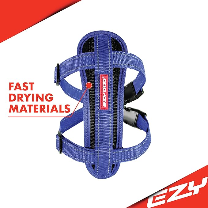 EzyDog Chest Plate Custom Fit Dog Harness (X-Large