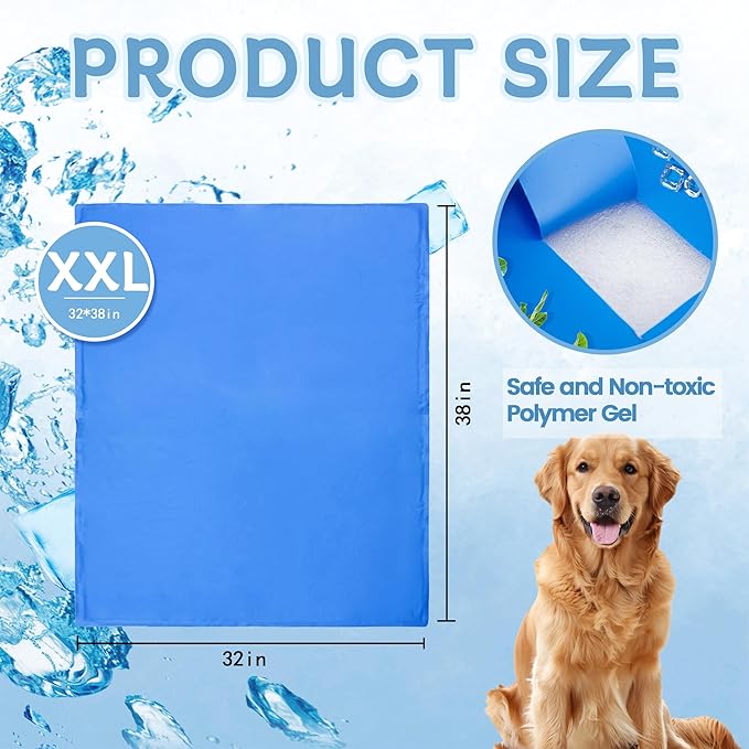 Dog Cooling Mat 38x32 Inch
