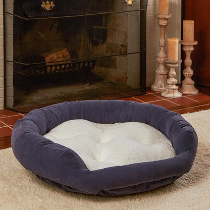 Maddie Donut Dog Bed with Removable Center Pillow (32" x 32")