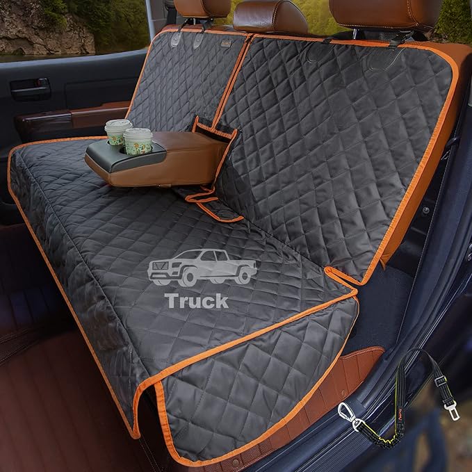 iBuddy Bench Dog Seat Cover for Truck Waterproof