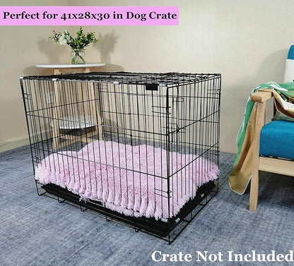 Coohom Deluxe Plush Dog Bed Pet Cushion Crate Mat