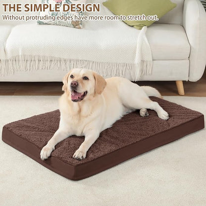 MIHIKK Extra Large Dog Bed with Removable Washable Cover 48 inch