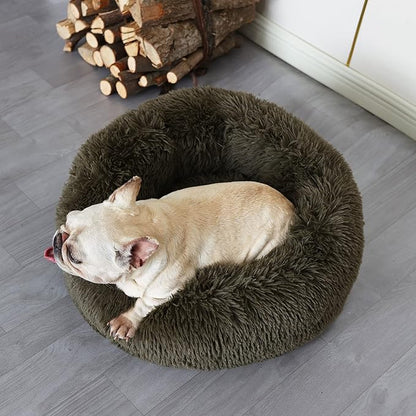 Puppy Bed for Calming Dog 23 Inches Green 15 lbs