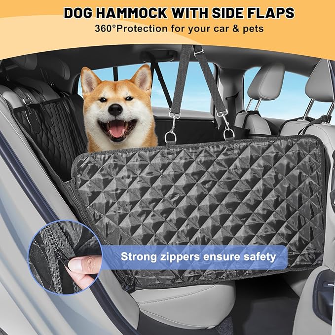 Back Seat Extender for Dogs Truck 300lbs, Waterproof