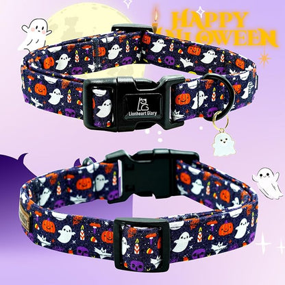Lionheart glory Dog Collars Fall Halloween Pumpkin Collar