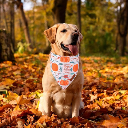 ADOGGYGO Thanksgiving Dog Bandana