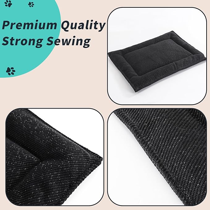 MABOZOO Indestructible Dog Bed for Aggressive Chewers Washable,17x23 in