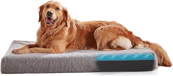 Orthopedic Memory Foam Dog Beds for Large Dogs 41 inches 90 lbs