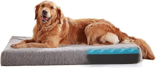 Orthopedic Memory Foam Dog Beds for Large Dogs 41 inches 90 lbs