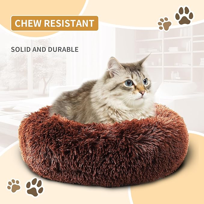 Dog Bed Comfiest Indoor Calming Waterproof Bedding Washable