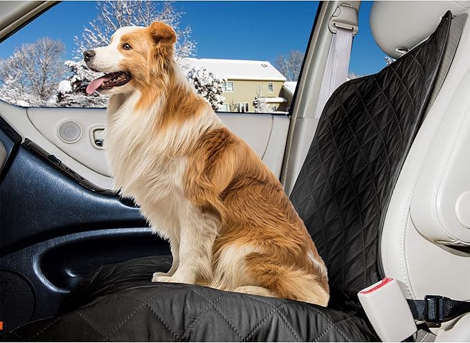 Furhaven Universal Water-Resistant Quilted Single Car Seat Protector