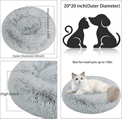 Nisrada Cat Beds for Indoor Cats 20 Inch