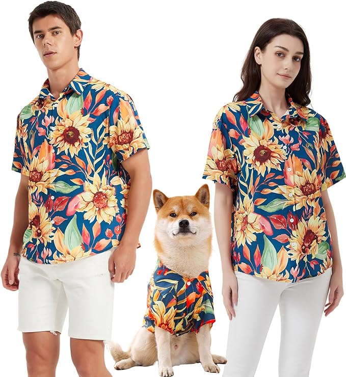 Dog Shirt Hawaiian