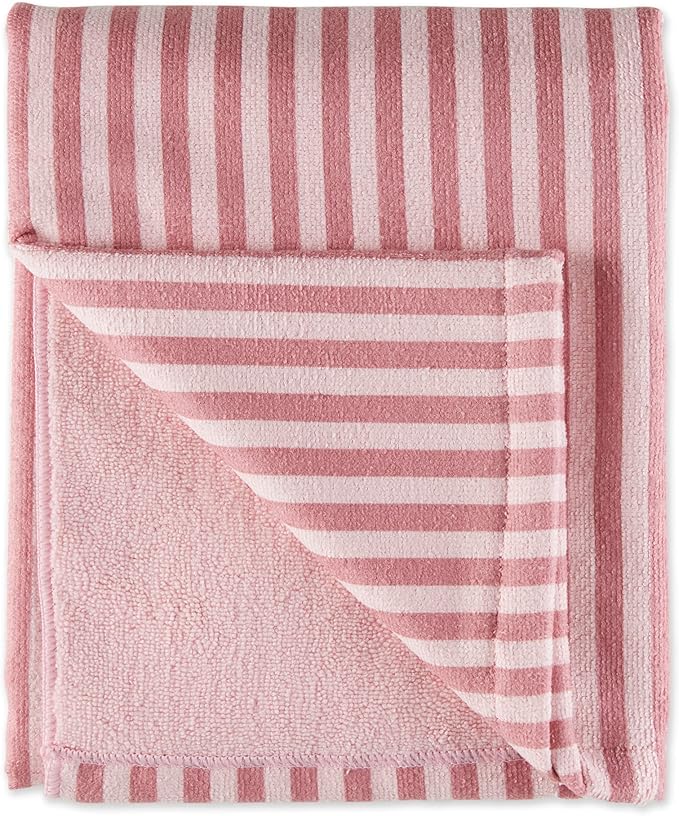 Bone Dry Pet Grooming Towel Collection Absorbent Microfiber X-Large 41x23.5", Striped