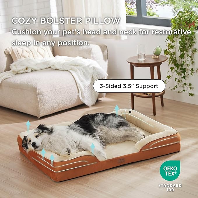 Bedsure Orthopedic Dog Bed for Extra Large Dogs 42"