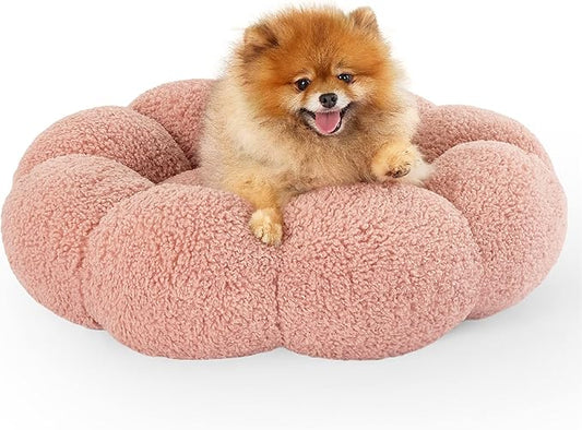 Lesure Calming Small Dog Bed 25 lbs, 23"