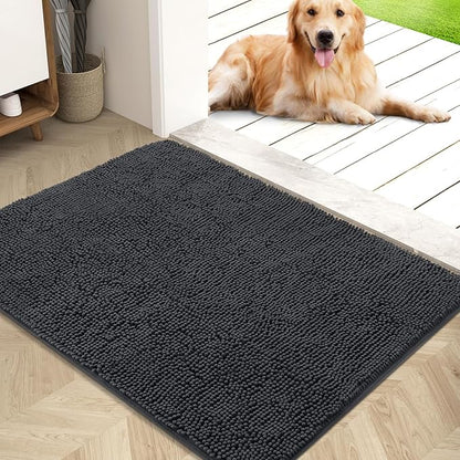 OLANLY Dog Door Mat for Muddy Paws 40x32