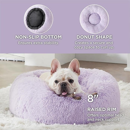 Bedsure Calming Dog Bed for Small Dogs 23 inches 25 lbs