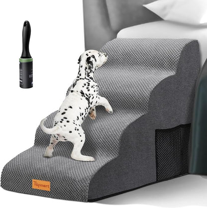 Topmart High Density Foam Dog Steps 4 Tiers
