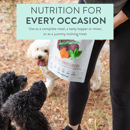 WOOF Wild Venison Freeze Dried Raw Dog Food 9.9oz