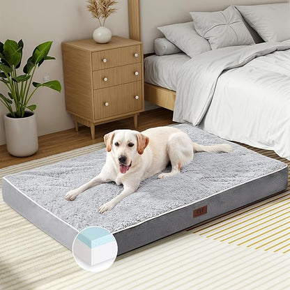 Memory Foam Orthopedic Dog Bed 50 Inches,
