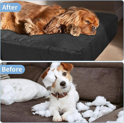 MABOZOO Chew Proof Dog Bed 3.5‘’ Extra (40x34 inch)