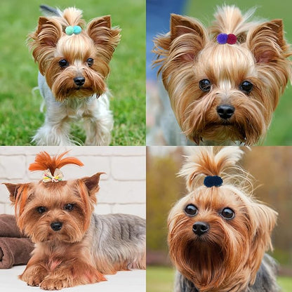 Yxiang 50PCS Small Dog Hair Bows
