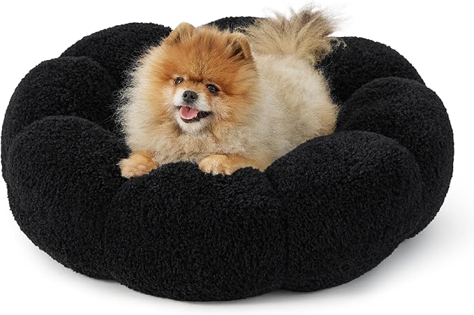 Lesure Calming Small Dog Bed 25 lbs, 23"
