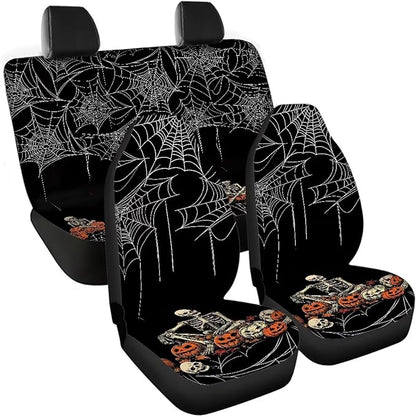Halloween Web Skeleton Automotive Seat Covers & Accessories