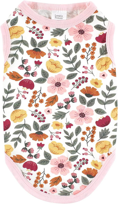 Luvable Friends Dog Pet Dog and Cats Cotton T-Shirts 2pk