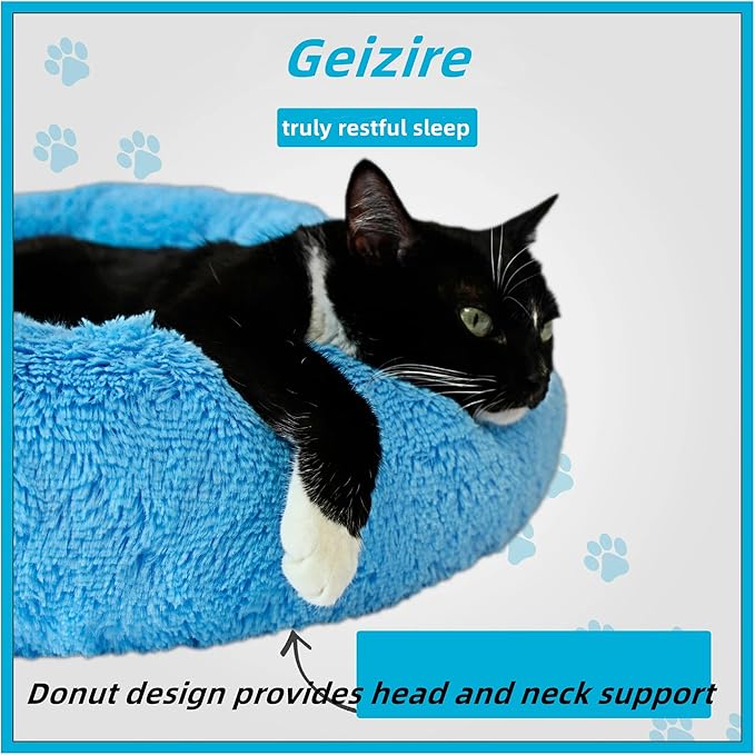 Geizire 20/24 inch Cat Bed Dog Bed for Cats