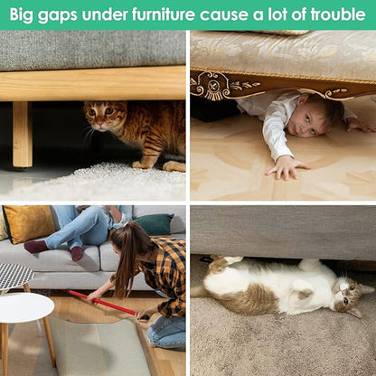 Under Bed Blocker for Pets 8 Pack 4 inches