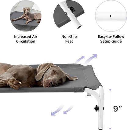 Lesure Elevated Raised Outdoor Dog Bed 54"