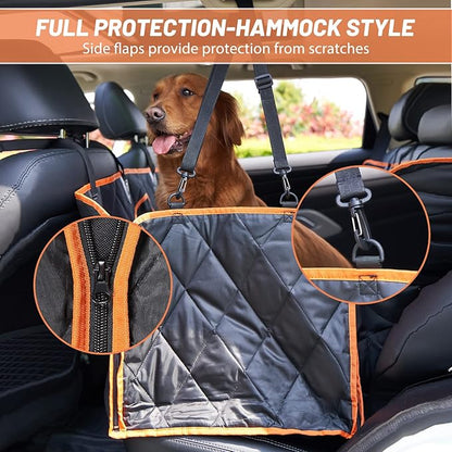 Dog Car Seat Cover for Back Seat