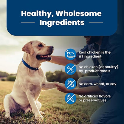 Blue Buffalo Life Protection Formula Senior Dry Dog Food, Supports Joint Health and Mobility, Made with Natural Ingredients, Chicken & Brown Rice Recipe, 34-lb. Bag