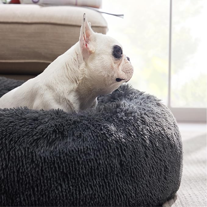 Bedsure Calming Dog Bed for Medium Dogs 30 inches 45 lbs