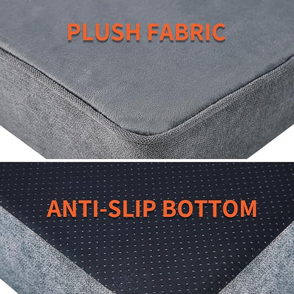 Medium Dog Bed for Medium Dogs Bed(29x18x3 inch,Grey)