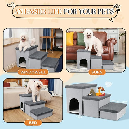 Dog Stairs for Small Dogs 22 inches(3