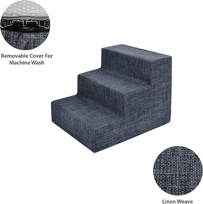 Best Pet Supplies Dog Stairs for Small Dogs & Cats 3-Step