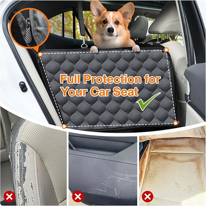 PETICON Back Seat Extender for Dogs with Hard Bottom
