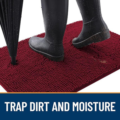 OLANLY Dog Door Mat for Muddy Paws 47x32