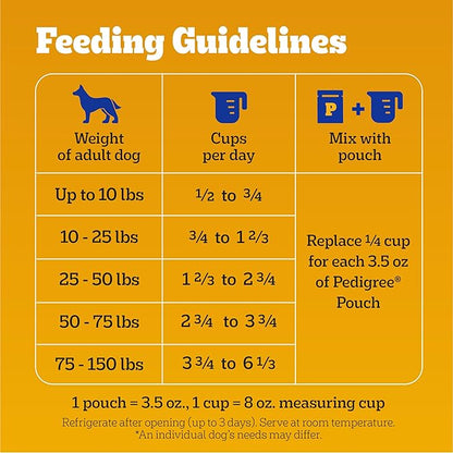 Pedigree Complete Nutrition Adult Dry Dog Food, Roasted Chicken & Vegetable Flavor,18 lb. Bag