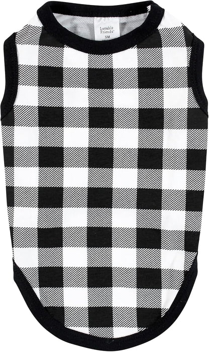 Luvable Friends Dog Pet Dog and Cats Cotton T-Shirts 2pk