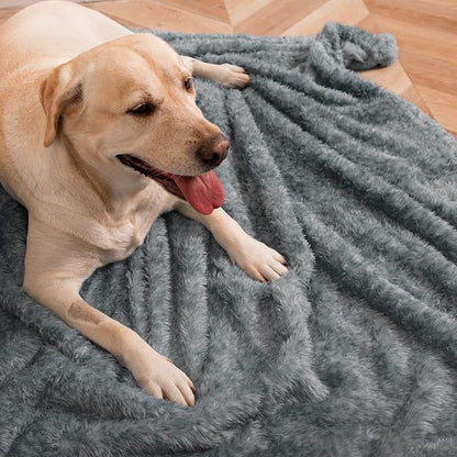 MACEVIA Fluffy Fleece Dog Blankets (40x60 Inch,