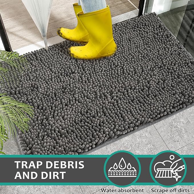 Washable Soft Microfiber Mud Mats for Dogs Large