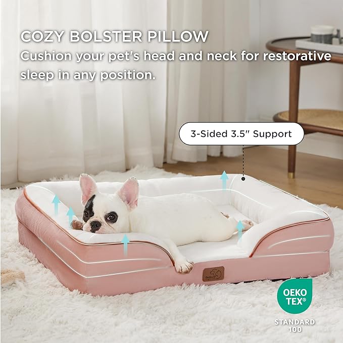 Bedsure Orthopedic Dog Bed for Medium Dogs