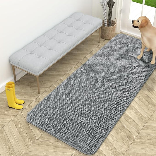 OLANLY Dog Door Mat for Muddy Paws 59x24