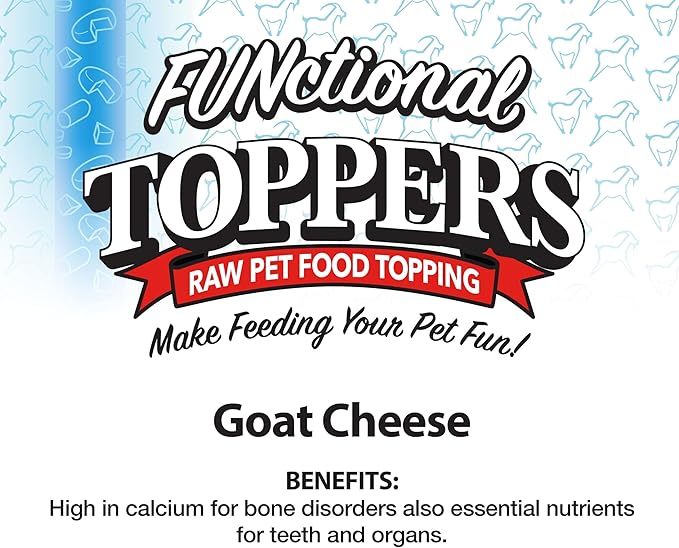 Northwest Naturals Freeze-Dried Goat Cheese Functional Topper - for Dogs & Cats - Healthy, 1 Ingredient, Human Grade Pet Food, All Natural - 4.5 Oz (Packaging May Vary)